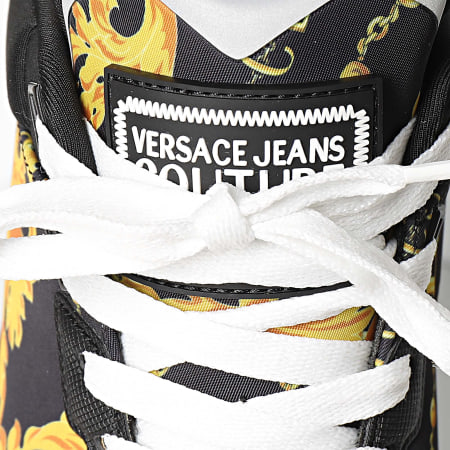 Versace Jeans Couture - Fondo Dynamic 77YA3SA1-ZS654 Scarpe da ginnastica nere Golden Renaissance