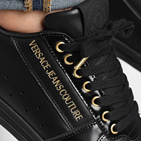 Versace Jeans Couture - Fondo Brooklyn 77YA3SD4-ZP349 Zapatillas Oro Negro