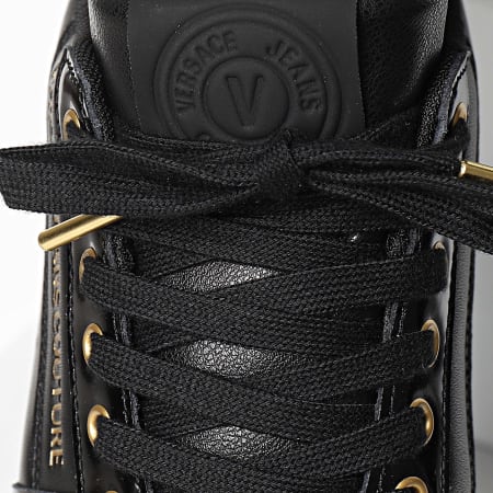 Versace Jeans Couture - Fondo Brooklyn 77YA3SD4-ZP349 Scarpe da ginnastica in oro nero