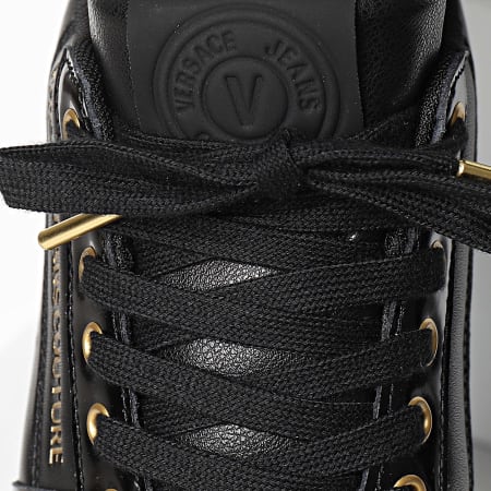 Versace Jeans Couture - Fondo Brooklyn 77YA3SD4-ZP349 Zapatillas Oro Negro