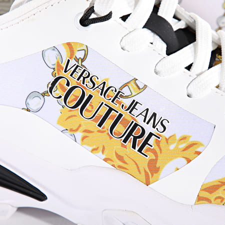 Versace Jeans Couture - Baskets Fondo New Trail Trek 77YA3SIB-ZS891 White Gold Renaissance