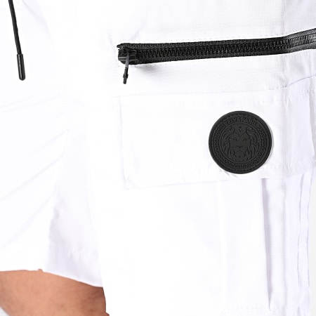 Zelys Paris - Gravity Cargo Shorts Blanco