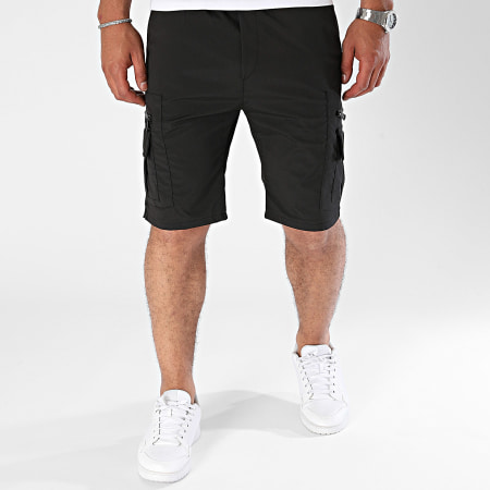 Zelys Paris - Gravity Cargo Shorts Negro