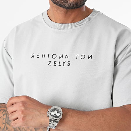 Zelys Paris - Tee Shirt Oversize Greco Gris Clair