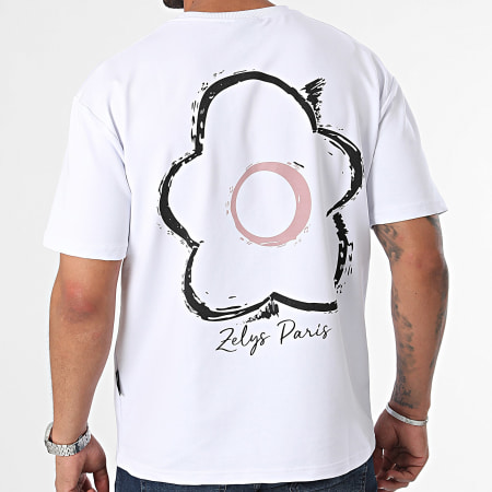 Zelys Paris - Camiseta oversize RKI blanca