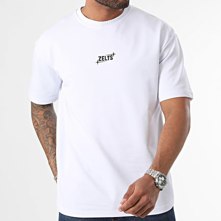 Zelys Paris - Oversize Tee Shirt Champs Blanco