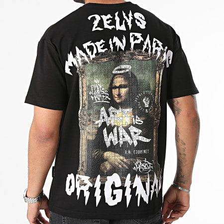 Zelys Paris - Tee Shirt Oversize Jok Noir