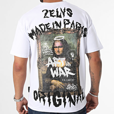Zelys Paris - Tee Shirt Oversize Jok Blanc