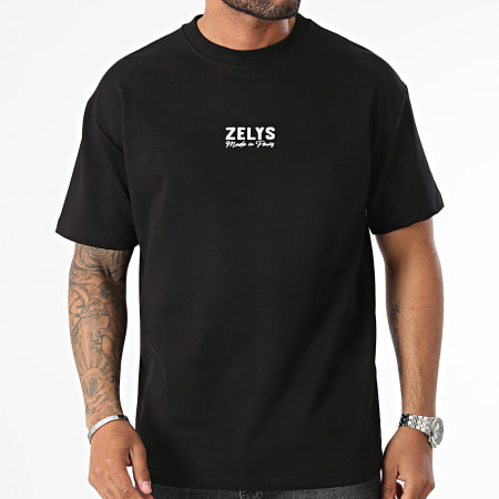 Zelys Paris - Montaigne Oversize Tee Shirt Negro