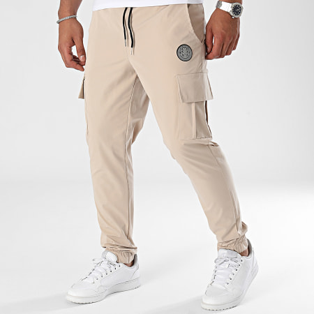 Zelys Paris - Pantalón Cargo Iva Beige