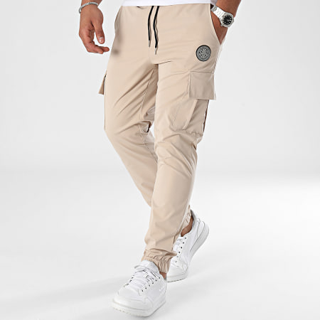 Zelys Paris - Pantaloni cargo beige