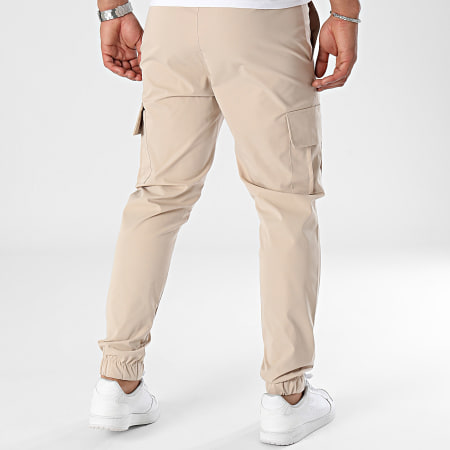 Zelys Paris - Pantaloni cargo beige