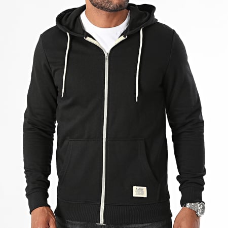 Blend - Noah Hooded Zip Sweat Top 701628 Zwart