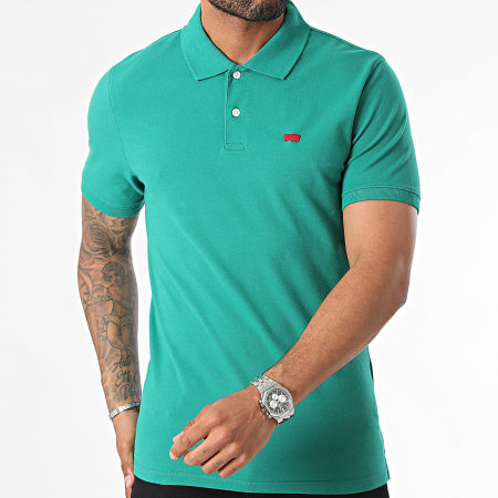 Levi's - Polo Slim a maniche corte A4842 Verde scuro