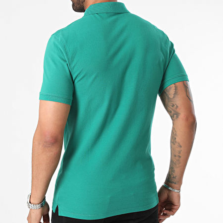 Levi's - Polo Slim de manga corta A4842 Verde oscuro