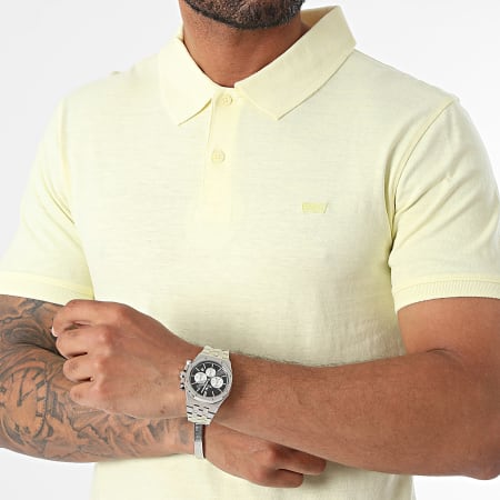 Levi's - Polo Slim Manga Corta A4842 Amarillo