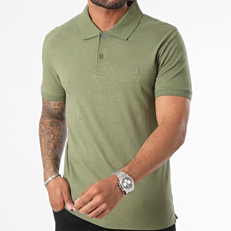 Levi's - Polo Slim Manga Corta A4842 Caqui Verde