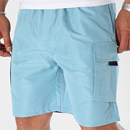 Uniplay - Pantalones cortos cargo azul claro