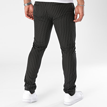 Uniplay - Pantaloni chino a righe nere