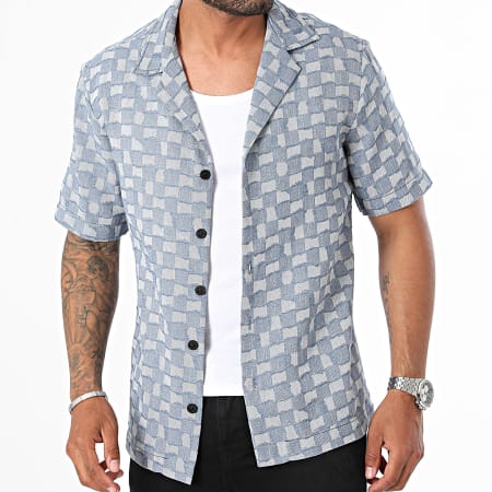 Uniplay - Shirt met korte mouwen YC103 Blauw Denim