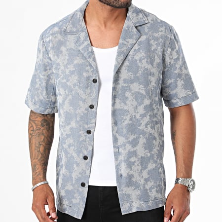 Uniplay - Korte mouwen shirt YC105 Blauw Denim