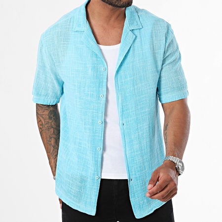 Uniplay - Turquoise Blauw Korte Mouw Shirt YC107