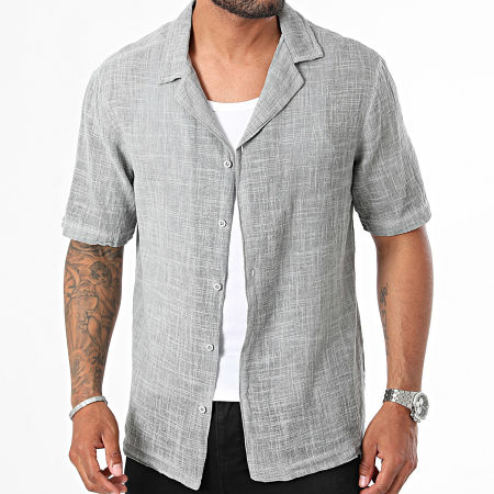 Uniplay - Camicia Camicia a maniche corte YC107 Grigio