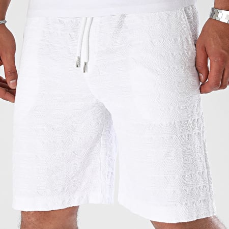 Uniplay - Pantalones cortos de jogging blancos