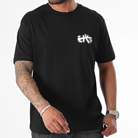 Khalil El Hadri - Camiseta oversize espalda manga negra Marruecos