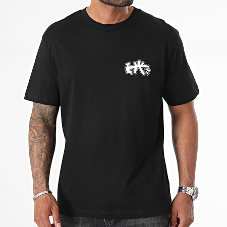 Khalil El Hadri - Camiseta oversize espalda manga negra Marruecos