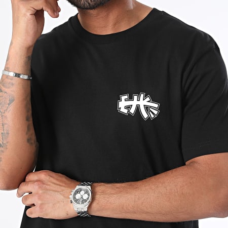 Khalil El Hadri - Camiseta Manga Back Oversize Negra Paris