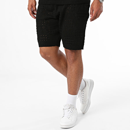 Ikao - Ensemble Tee Shirt Et Short Jogging Noir