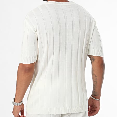 Ikao - Off White T-shirt en joggingshortset