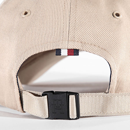 Tommy Hilfiger - Cappello a 6 pannelli in cotone 2541 Beige