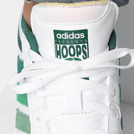 Adidas Sportswear - Baskets Hoops 3.0 IH0156 Footwear White Green
