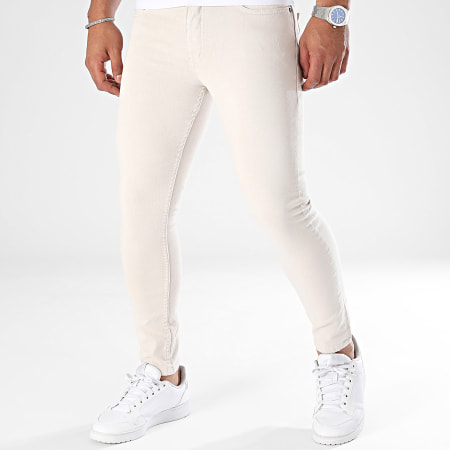 Classic Series - Licht Beige Skinny Jeans