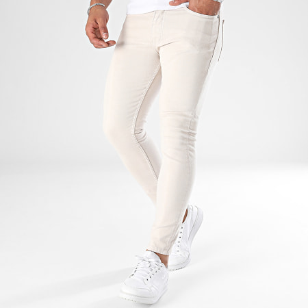Classic Series - Jeans skinny beige chiaro