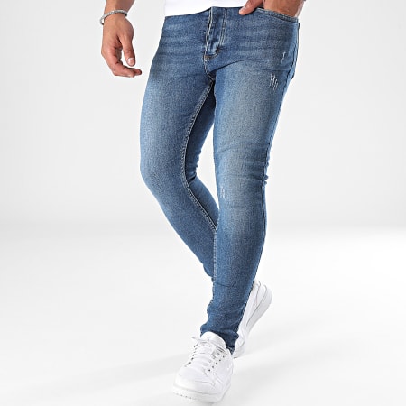 Classic Series - Jeans skinny in denim blu