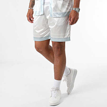 Ikao - Shirt met korte mouwen en joggingshortset Lichtgrijs