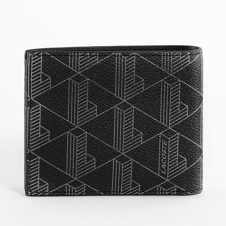 Lacoste - Portefeuille The Blend Noir Gris