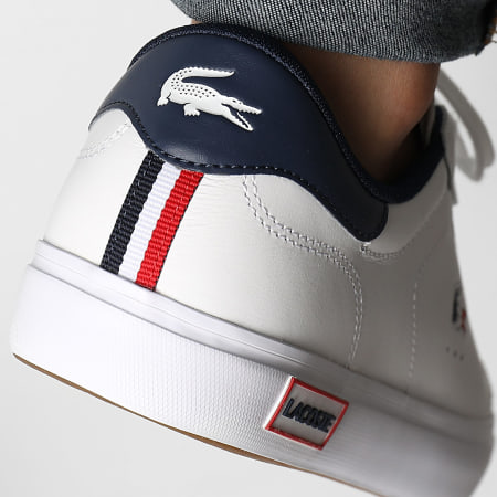 Lacoste - Scarpe da ginnastica Powercourt Tri22 Bianco Navy Rosso