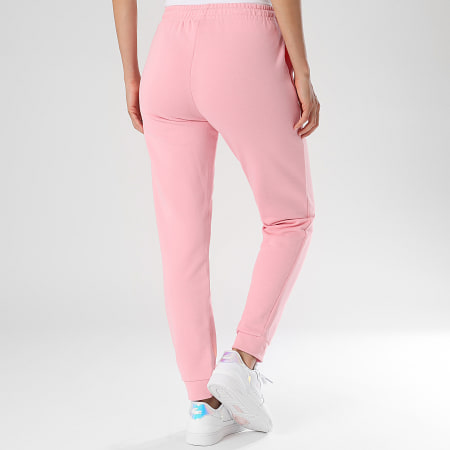 Pantalon Jogging Femme Logo Brode Crocodile Rose