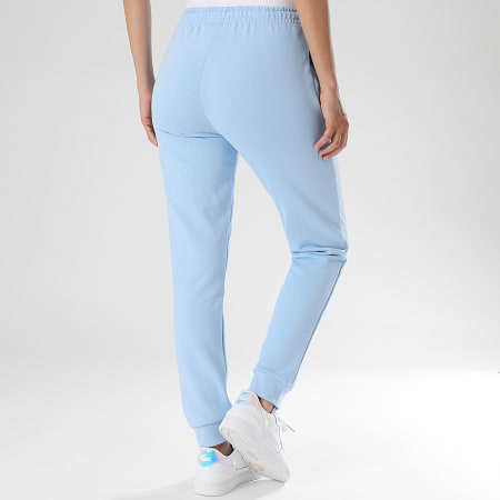 Pantalon Jogging Femme Logo Brode Crocodile Bleu Clair
