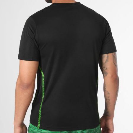 MA9 Mafia Nueve - Set di maglietta e pantaloncini da bagno Evomax Nero Volt Verde
