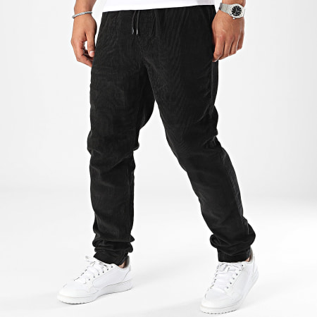 Tommy Jeans - Pantaloni Austin Slim in corda 9493 nero