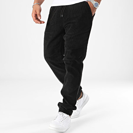 Tommy Jeans - Pantaloni Austin Slim in corda 9493 nero