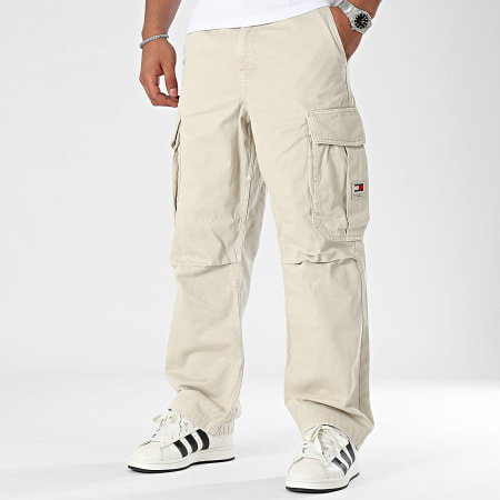 Tommy Jeans - Aiden 9494 Pantaloni cargo larghi beige