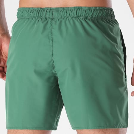 Lacoste - Pantaloncini da bagno con logo ricamato in coccodrillo Verde scuro