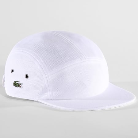 Casquette plate lacoste blanc sales