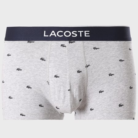 Lacoste - Set di 3 boxer classici Navy Red Heather Grey